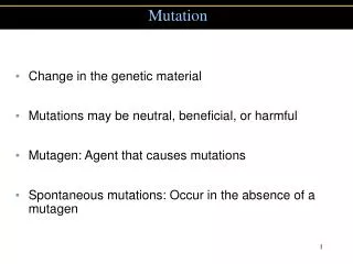 Mutation