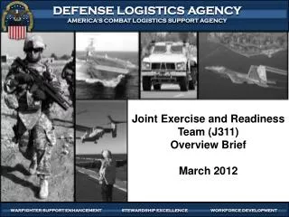 Joint Exercise and Readiness Team (J311) Overview Brief March 2012