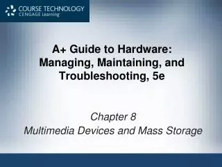 a guide to hardware managing maintaining and troubleshooting 5e