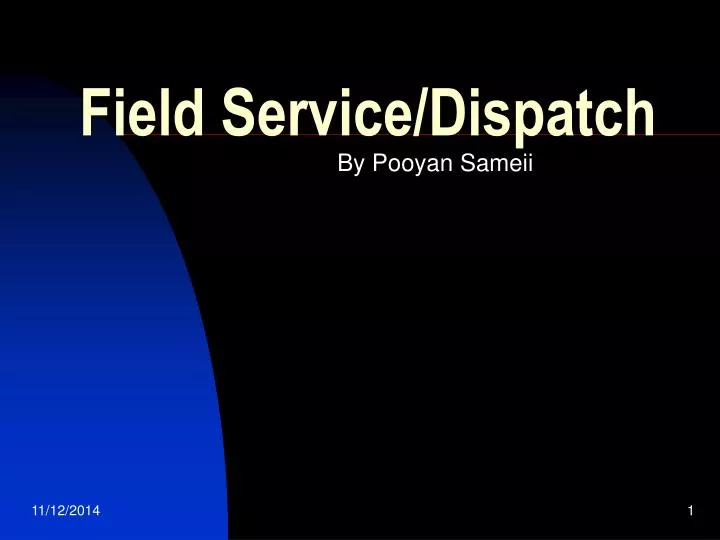 field service dispatch