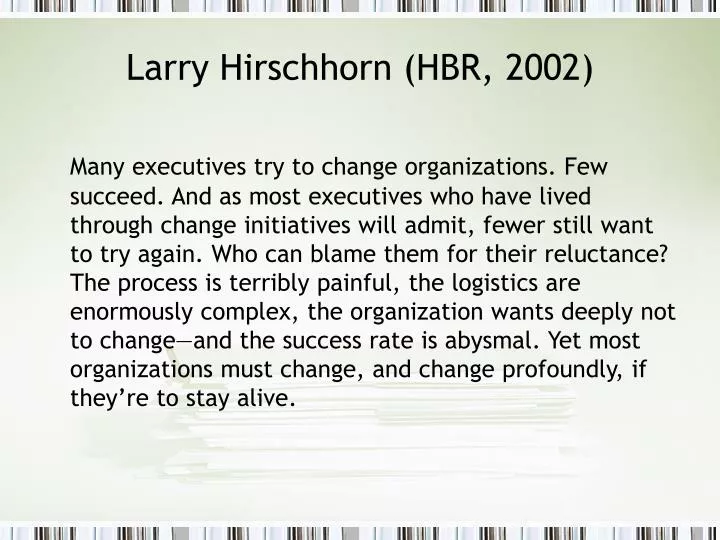 larry hirschhorn hbr 2002