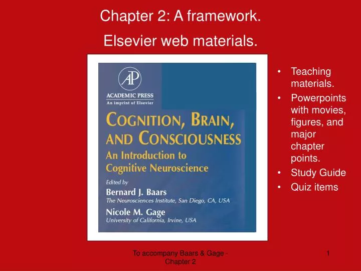 chapter 2 a framework elsevier web materials