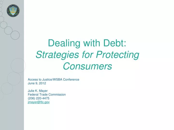 dealing with debt strategies for protecting consumers