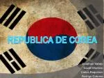 REPUBLICA DE COREA - slide 1