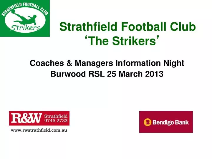 strathfield football club the strikers