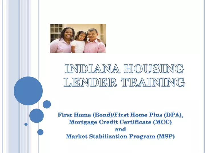 indiana housing lender training