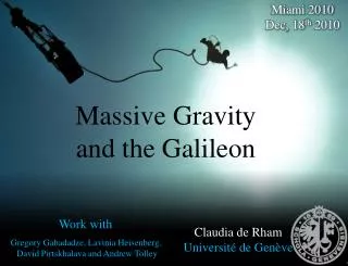Massive Gravity and the Galileon