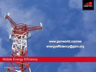 Mobile Energy Efficiency