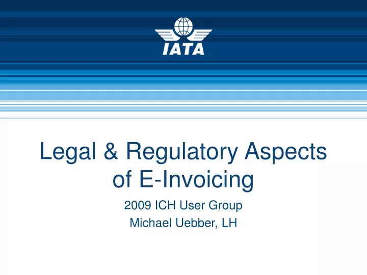 legal regulatory aspects of e invoicing