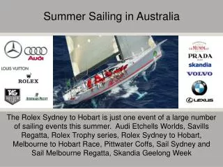 Summer Sailing in Australia