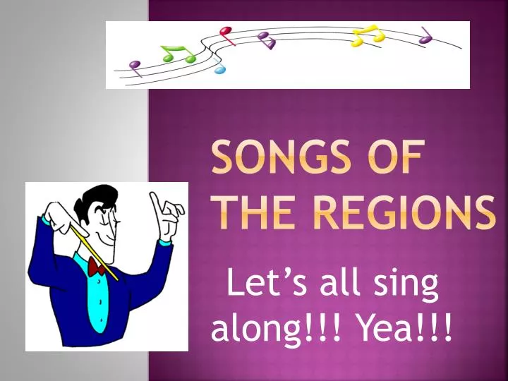 songs of the regions