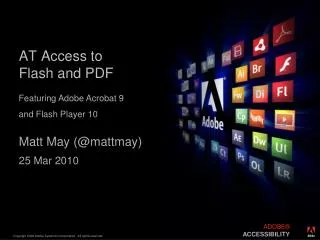 AT Access to Flash and PDF