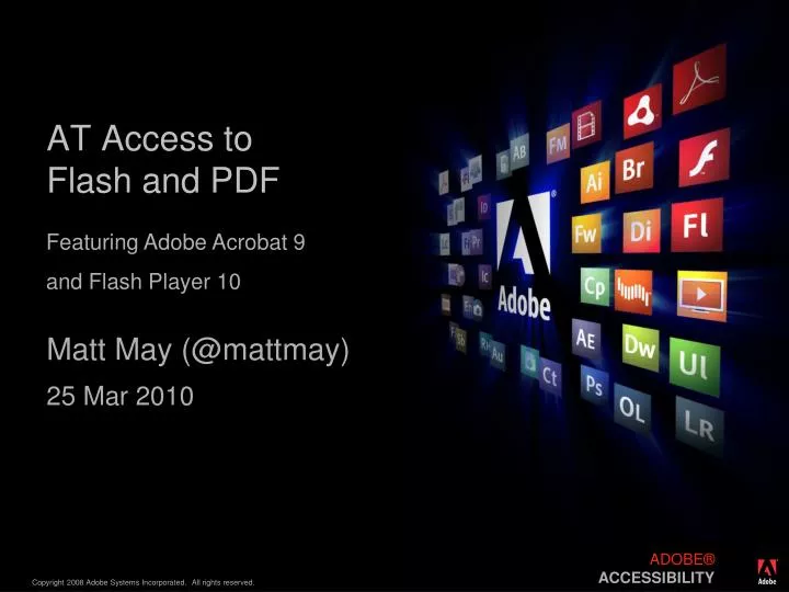 at access to flash and pdf
