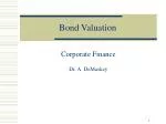 Bond Valuation - slide 1