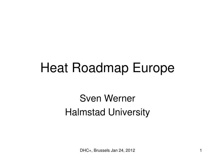 heat roadmap europe