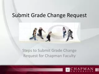Submit Grade Change Request