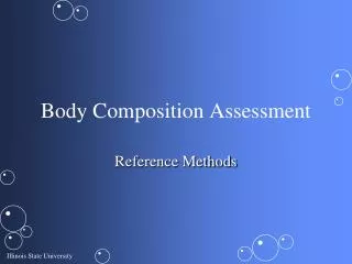 Body Composition Assessment