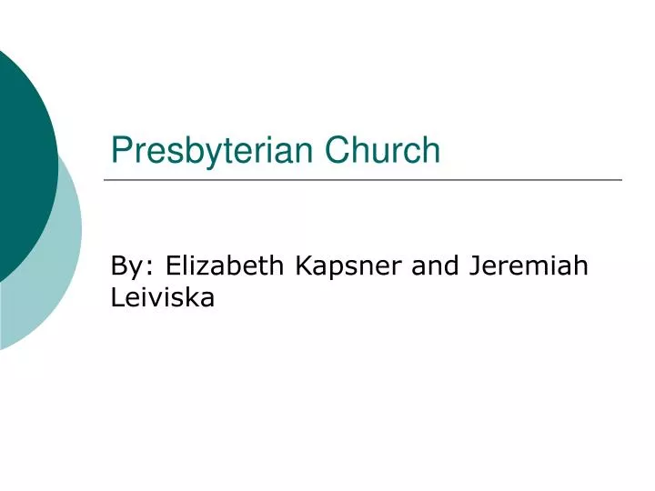 presbyterian church