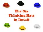 The Six Thinking Hats in Detail - slide 1
