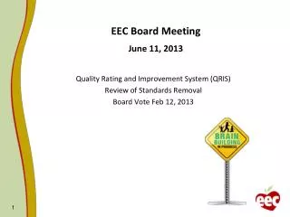 EEC Board Meeting June 11, 2013