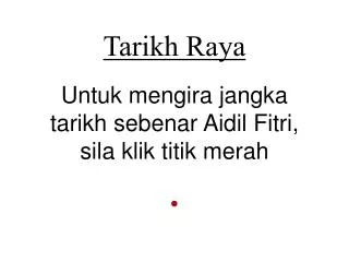 tarikh raya