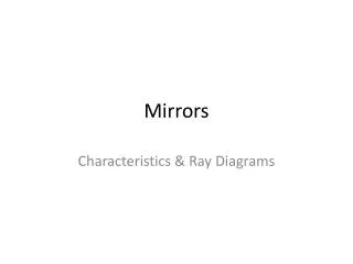 mirrors
