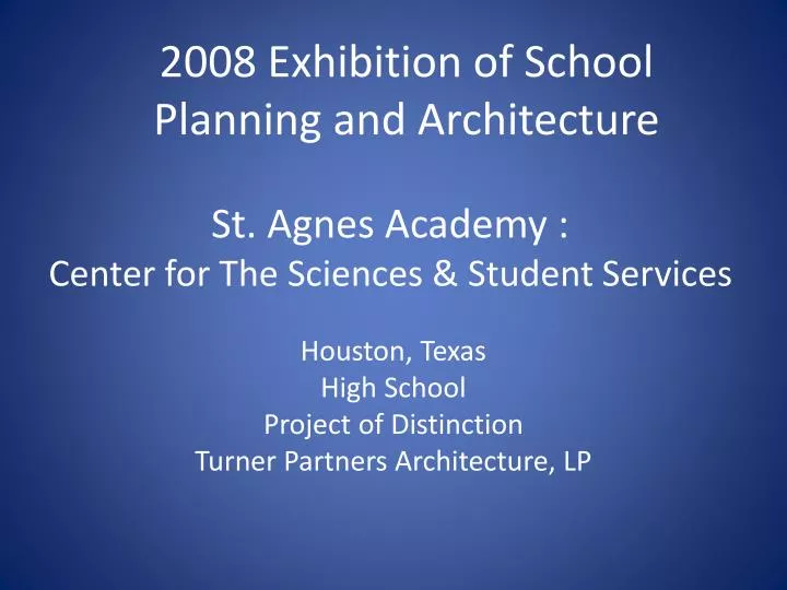 st agnes academy center for the sciences student services
