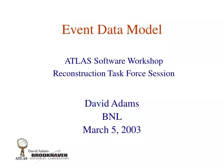 event data model