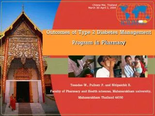 outcomes of type 2 diabetes management program in pharmacy