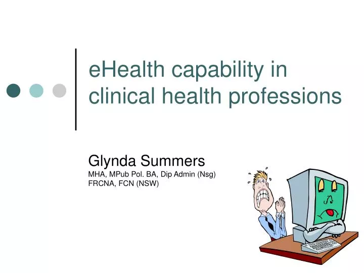 ehealth capability in clinical health professions