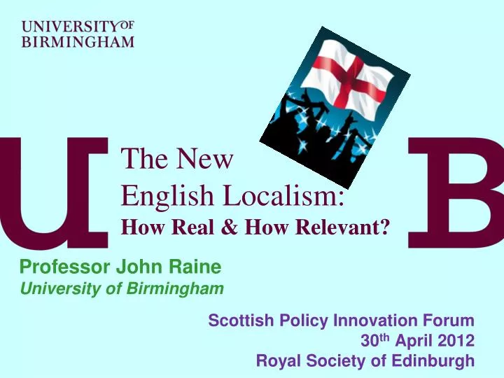 the new english localism how real how relevant