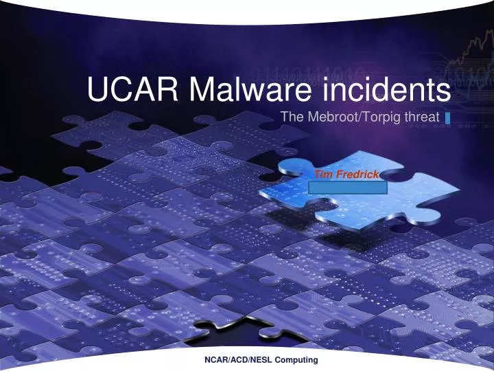 ucar malware incidents
