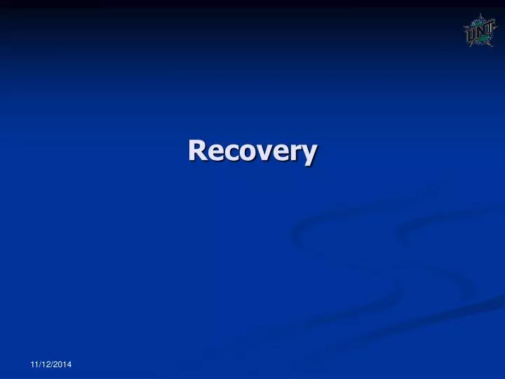 recovery