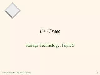 b trees