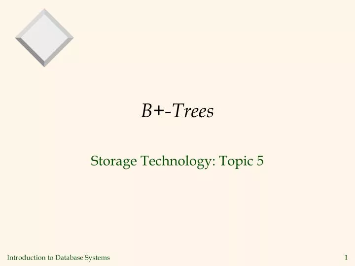 b trees