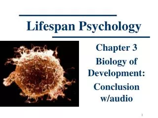 Lifespan Psychology