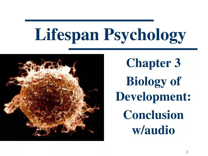 lifespan psychology