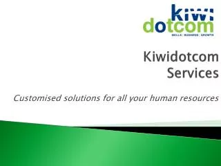 Kiwidotcom Services