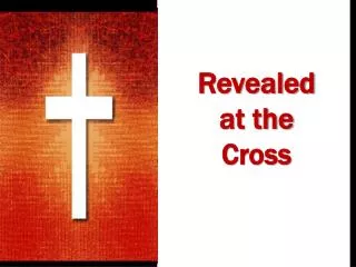 Revealed at the Cross