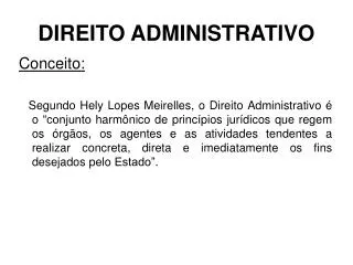 direito administrativo