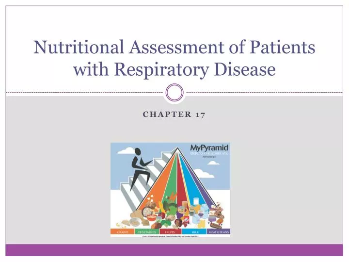 nutritional assessment of patients with respiratory disease