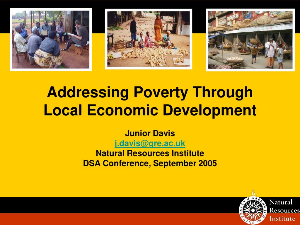 PPT - Addressing Poverty Through Local Economic Development PowerPoint ...