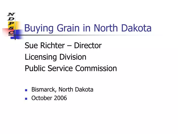 buying grain in north dakota