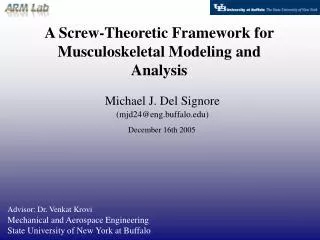 A Screw-Theoretic Framework for Musculoskeletal Modeling and Analysis
