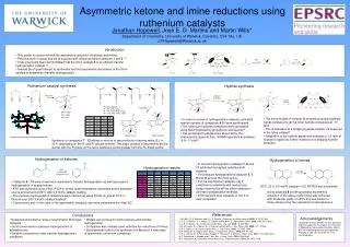 Asymmetric ketone and imine reductions using ruthenium catalysts