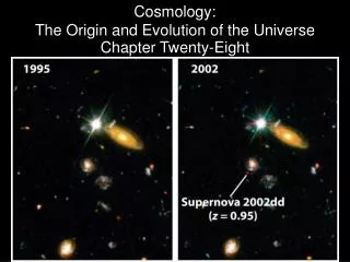 Cosmology: The Origin and Evolution of the Universe