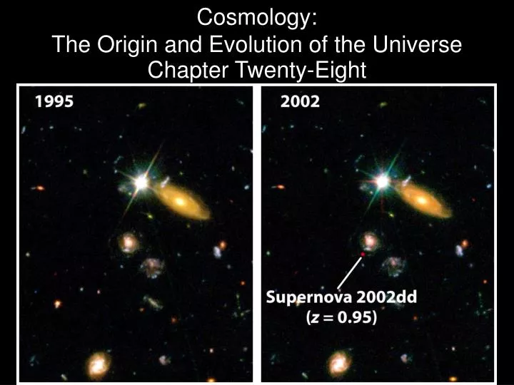 cosmology the origin and evolution of the universe