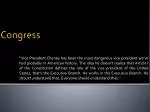 The Power and Dynamics of the U.S. Congress - slide 1