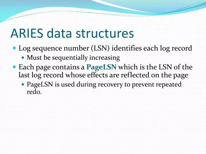 aries data structures