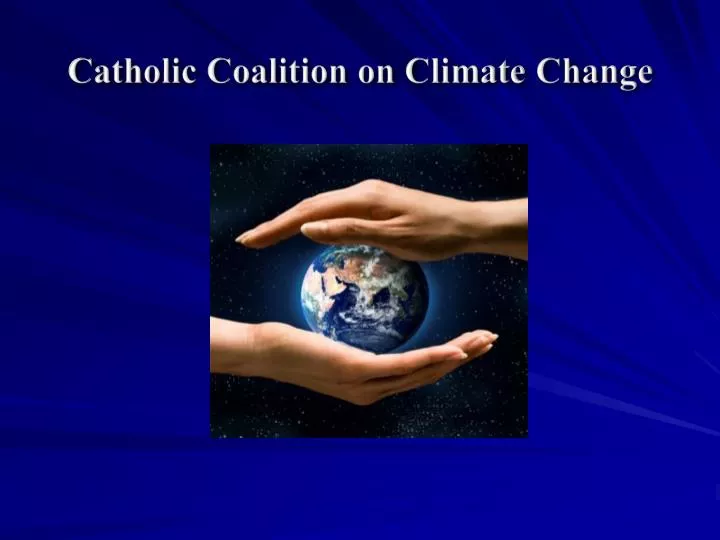 catholic coalition on climate change